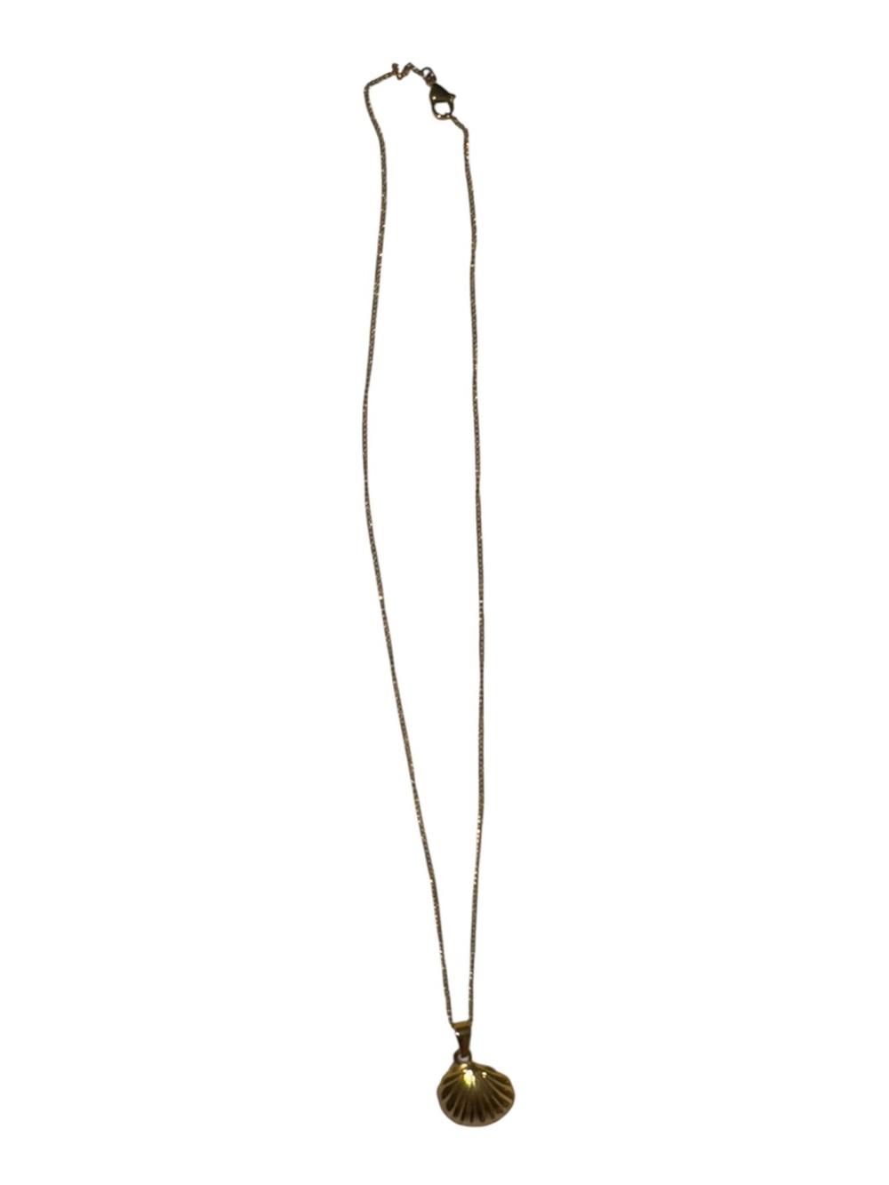 Gold Shell Pendant Necklace - Women Jewelry